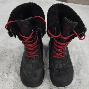 UGG Black and Red Men's Boots